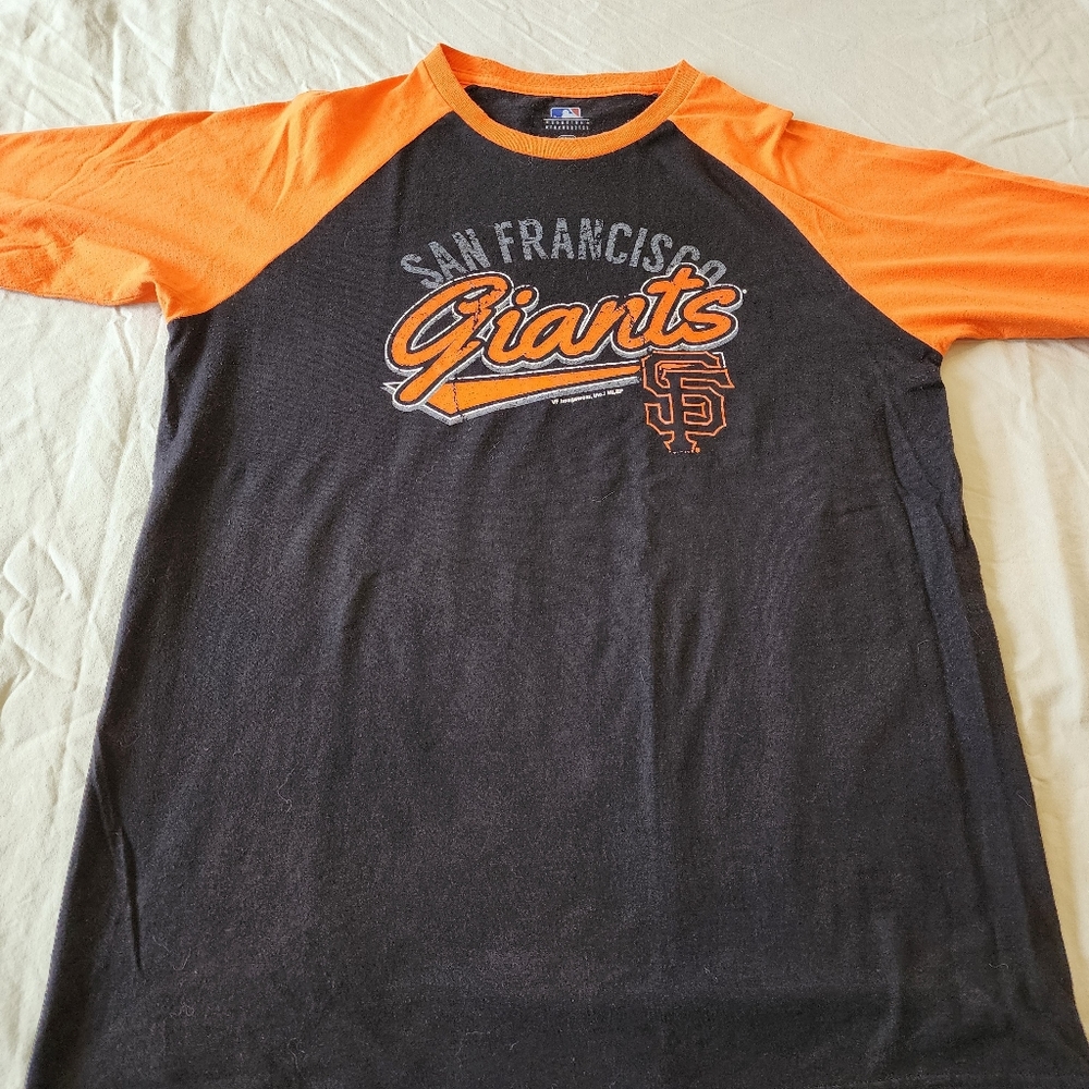 San Francisco Giants 3/4 length tshirt, Medium, M